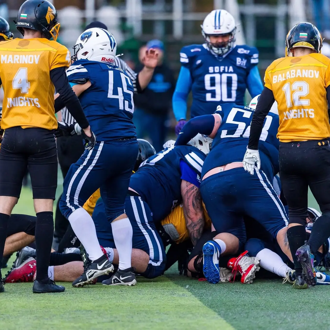 The Sofia derby is blue: 38:7 against the Knights