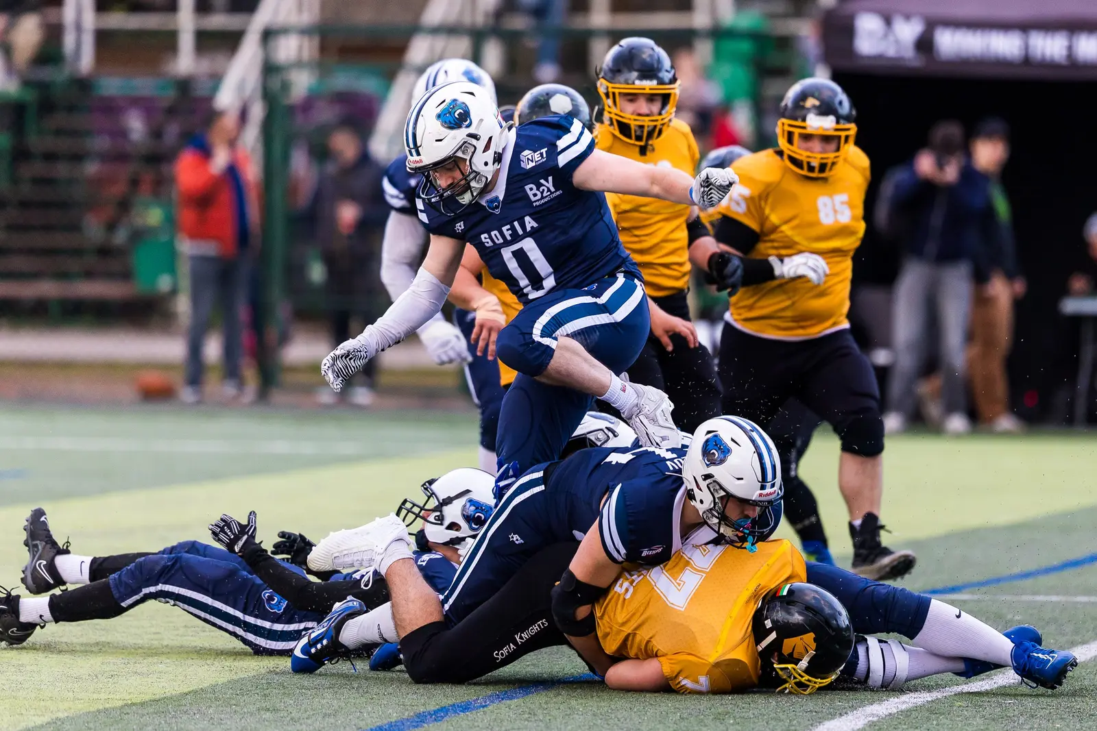 The Sofia derby is blue: 38:7 against the Knights