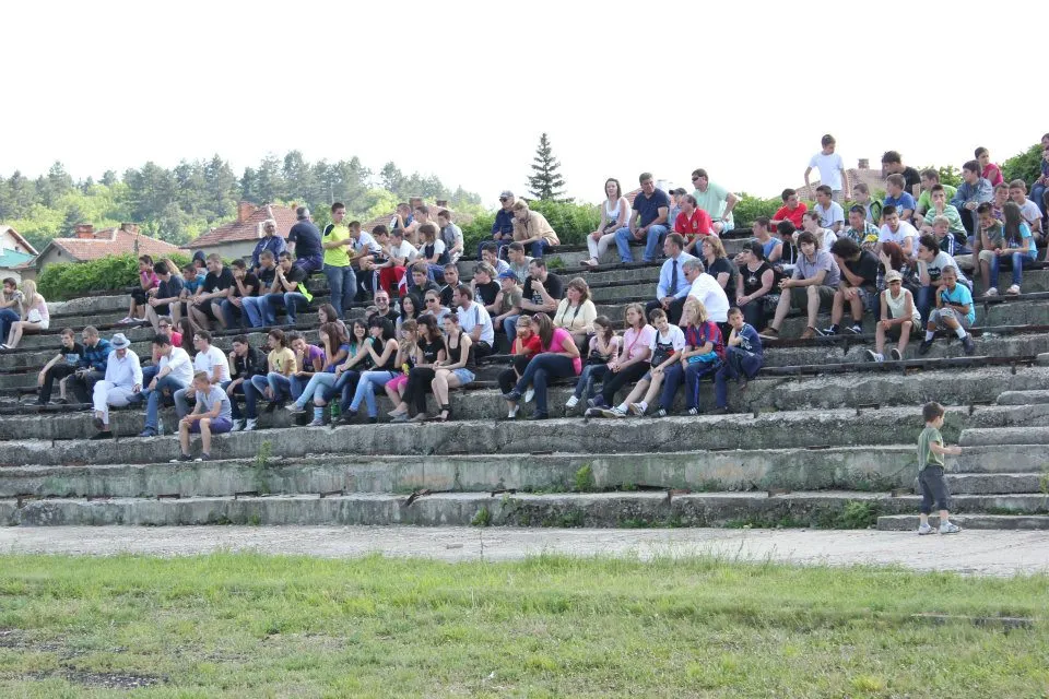 Демонстрационен мач по американски футбол в Драгоман