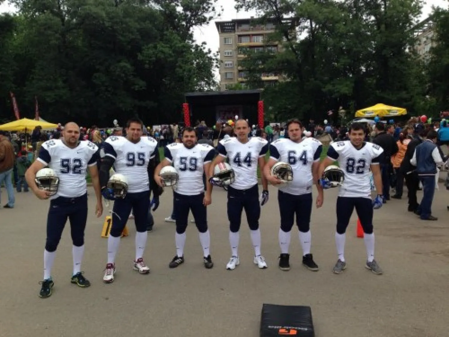 The Sofia Bears celebrated Children's Day (1 June) in the park