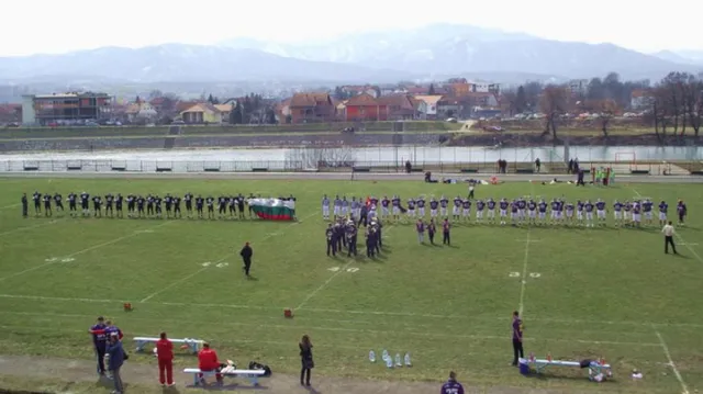 The Sofia Bears played their first match in Serbia